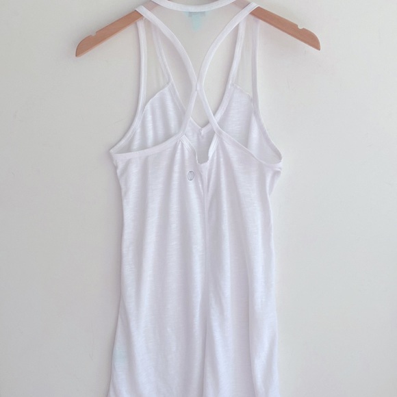 Balance CoverUp Collection White Racerback Tank, Size S - Picture 5 of 6